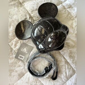 Mickey Mouse Molded Loungefly 3D Crossbody Bag - Black